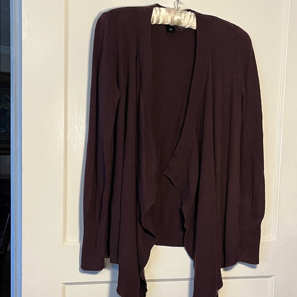 Ann Taylor Deep Purple Cardigan